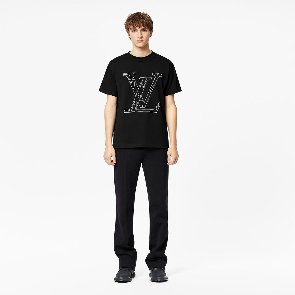 LOUIS VUITTON DO A KICKFLIP BLACK T-SHIRT – e-Outlet