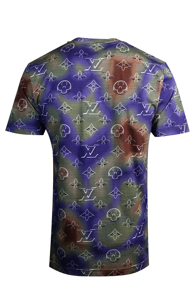 Louis Vuitton Green 'Everyday LV' T-Shirt