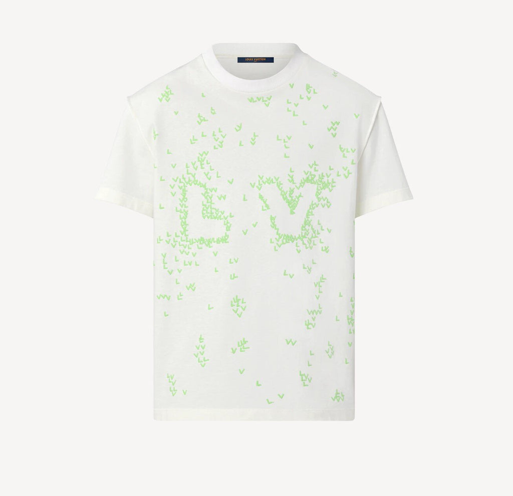LOUIS VUITTON LV FREQUENCY GRAPHIC WHITE T-SHIRT