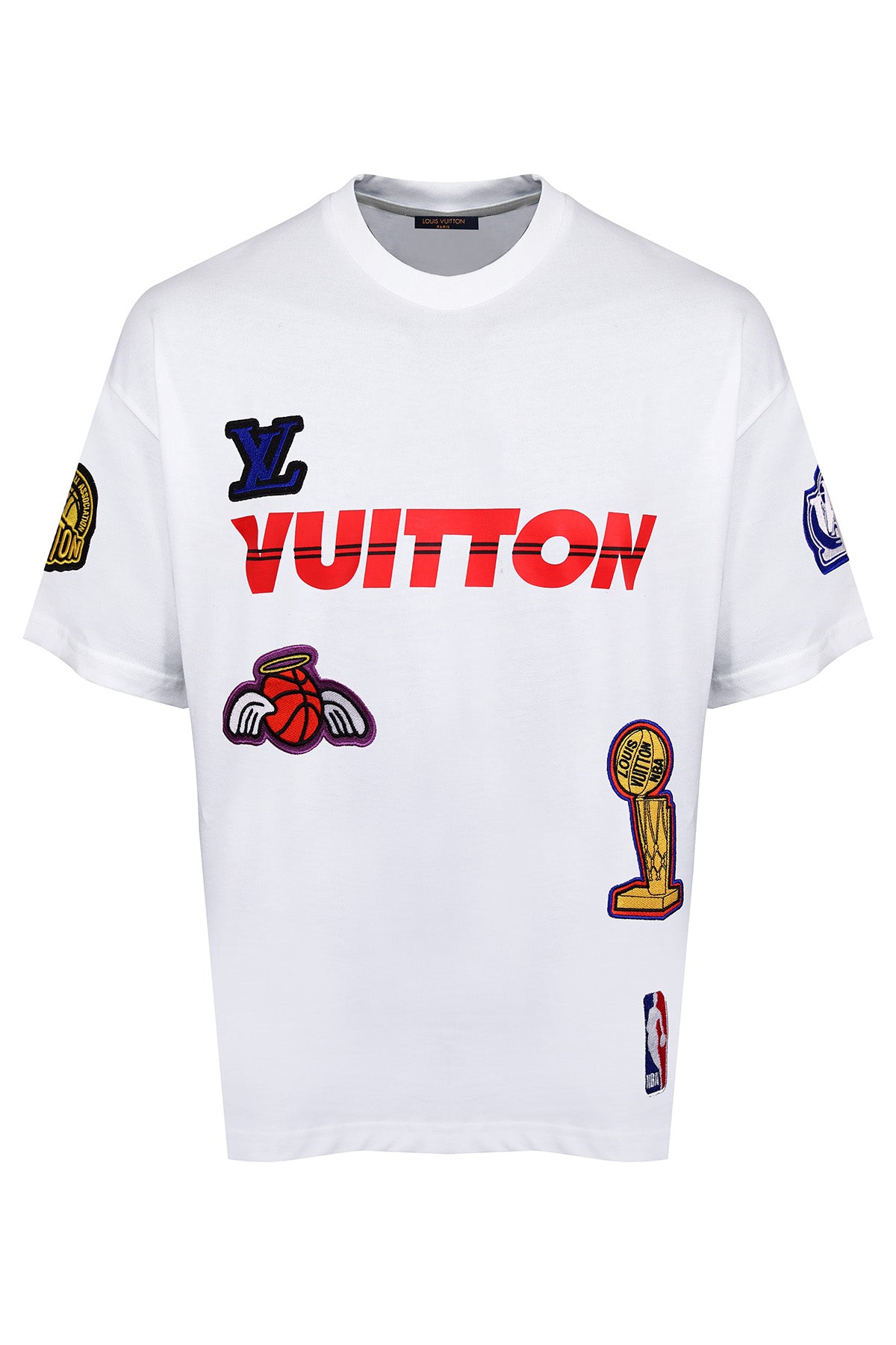 Louis Vuitton 2021 NBA Multi Logo TShirt  Black TShirts Clothing   LOU693421  The RealReal