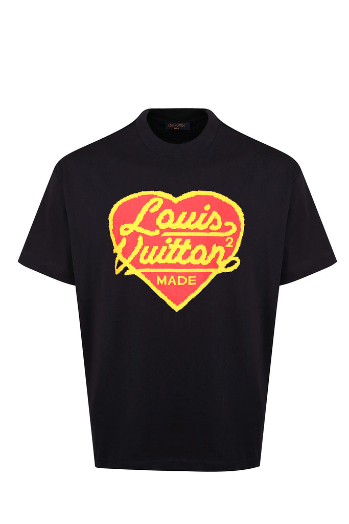 Louis Vuitton Intarsia Jacquard Heart Crewneck (1A9GM3)