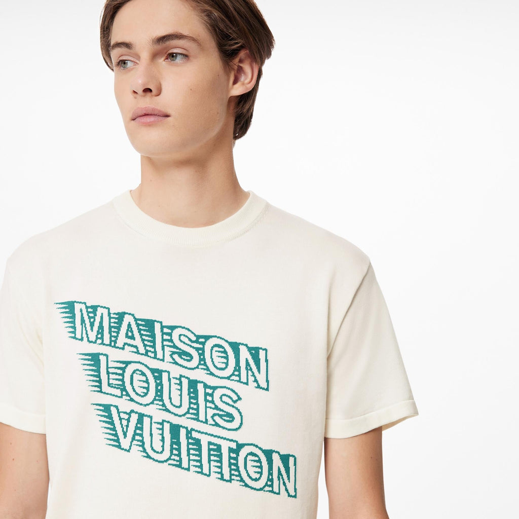 Sell Louis Vuitton Logo Malletier Paris Tee - Black/Red/White