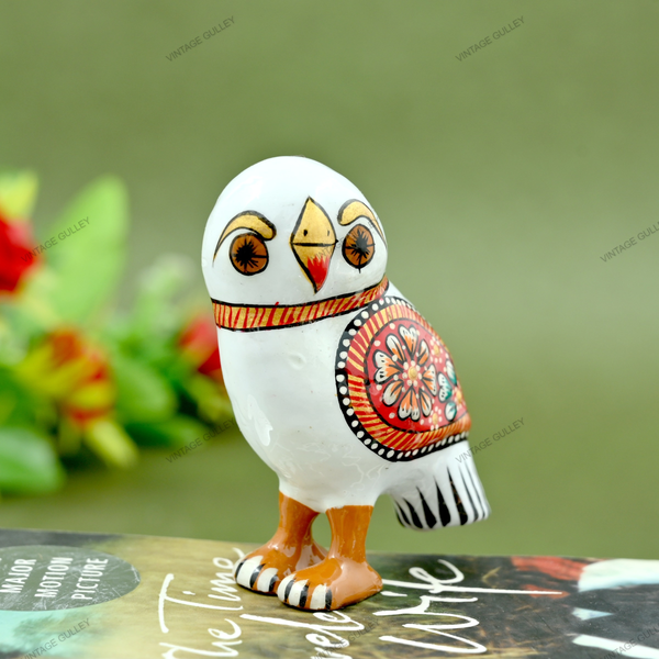 Metal Idol Owl - White – Vintage Gulley