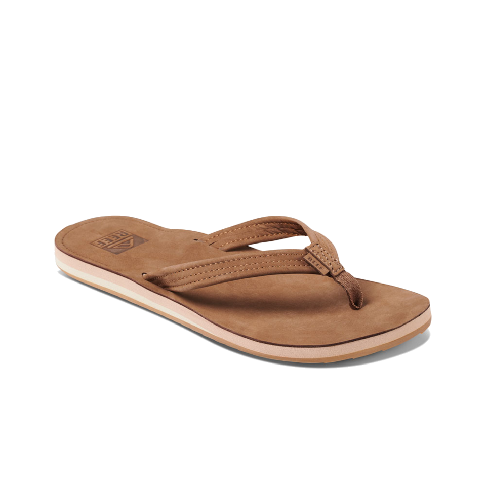 reef leather sandals womens