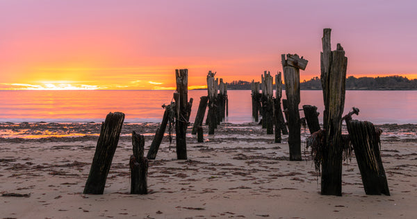 West Beach Pier at sunrise