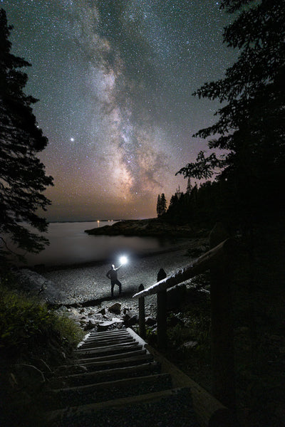 Milky Way galaxy over Acadia National Park