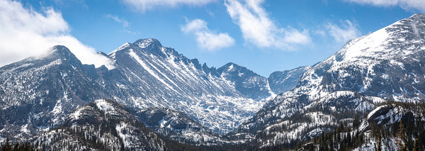 View from Nymph Lake in Rocky Mountain national Park