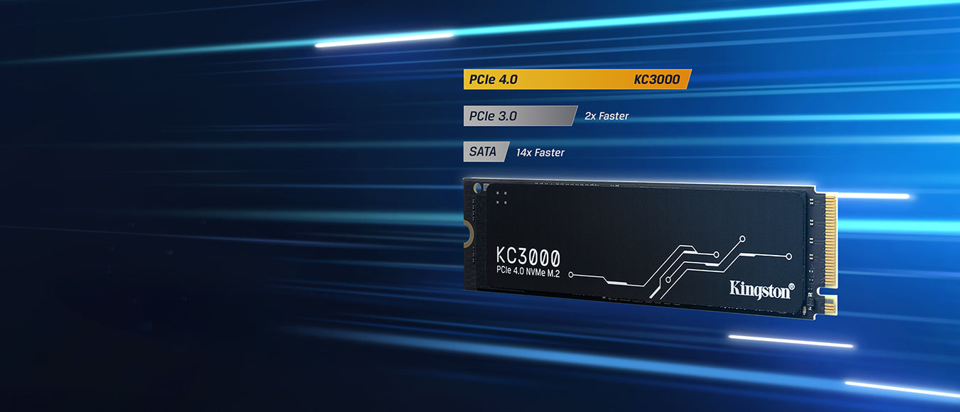 Disque Dur interne SSD Kingston KC3000 NVMe M.2 2280 4.0 PCIe 512 Go  (SKC3000S/512G) prix Maroc