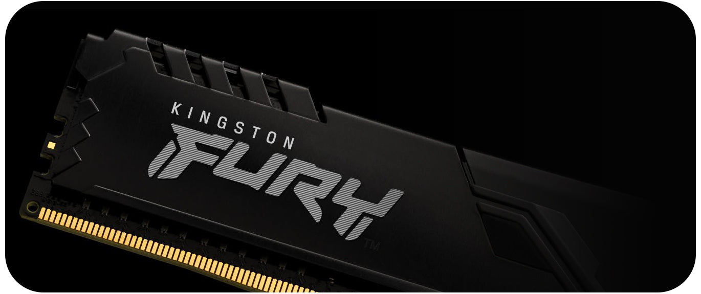 Kingston 8Go RAM DDR4 3200MHz DDR4 CL16 DIMM FURY Beast Black