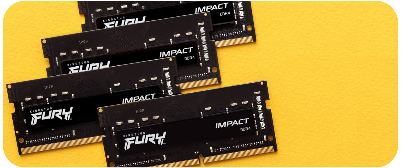 Kingston Fury Impact SO-DIMM - 2 x 8 Go (16 Go) - DDR4 2666 MHz - CL15 -  Mémoire Kingston sur