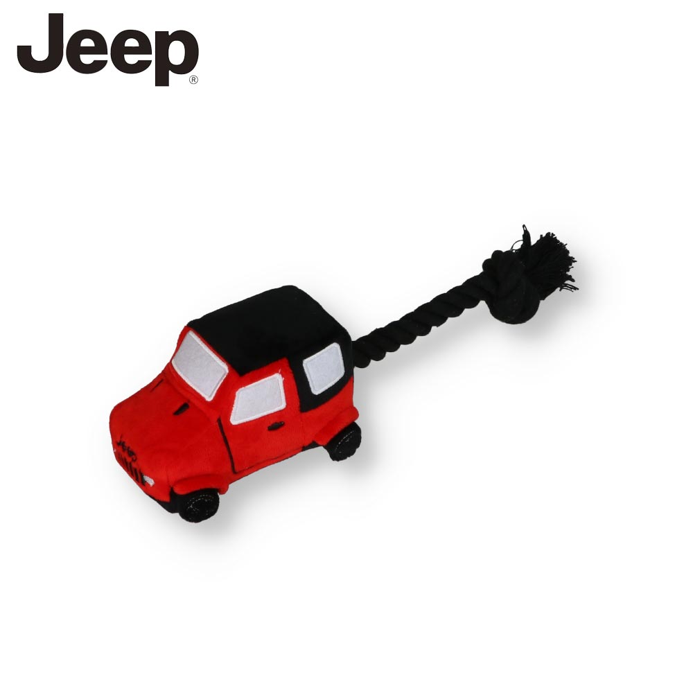 Jeep ジープ ラングラートイ レッド プープー鳴るよ 犬のおもちゃ 猫のおもちゃ 笛入り