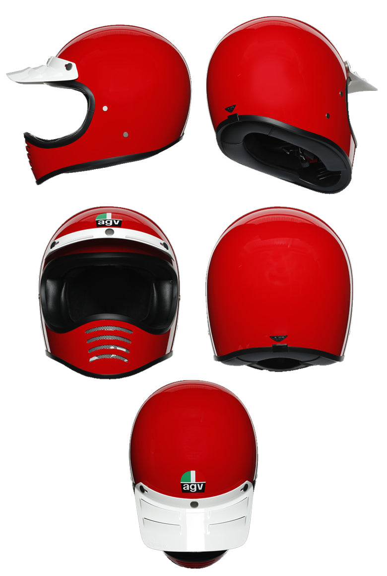 AGV X101 RED XLサイズ 新品未使用 ビンテージオフロード-