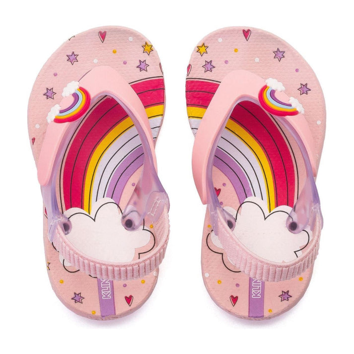 KLIN - Rainbow Jandals - Baby Pink – KLIN NZ