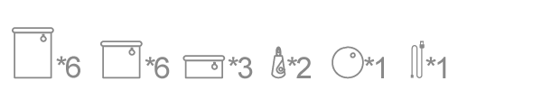 Details: 6 large reusable bag, 6 small reusable bag, 3 mini reusable bag, 2 SealVax vacuum device, 1 liquid isolator, 1 Adapter