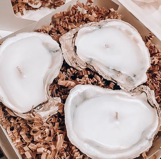 Oyster Candle Gift Set