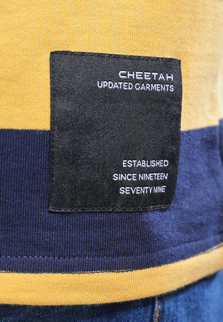 Cheetah Men Short Sleeve Oversized Stripe Tee - 99118