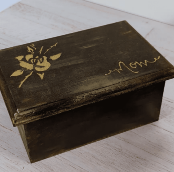 personalized wooden box