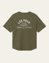 Les Deux MEN Barry Baseball Jersey SS Shirt Shirt 550550-Surplus Green
