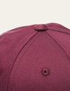 Les Deux MEN Baseball Cap Suede II Cap 651210-Burgundy/Off White