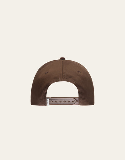 Les Deux MEN Baseball Cap Suede II Cap 844740-Coffee Brown/Mustard Yellow