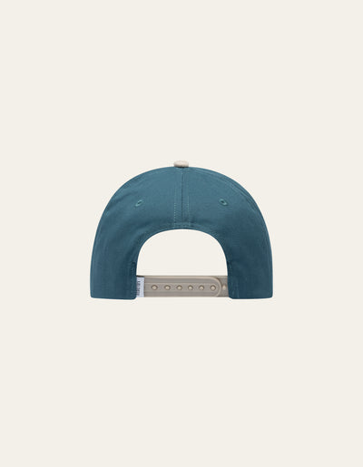 Les Deux MEN Baseball Cap Suede II Cap 560817-Pacific Ocean/Light Desert Sand