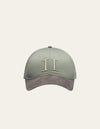 Les Deux MEN Baseball Cap Suede II Cap 570317-Tea Green/Steeple Grey