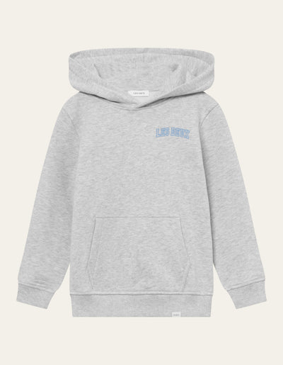 Les Deux Kids Blake Hoodie Kids 2.0 Hoodie 230474-Snow Melange/Washed Denim Blue