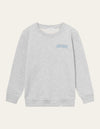 Les Deux Kids Blake Sweatshirt Kids Sweatshirt 230474-Snow Melange/Washed Denim Blue