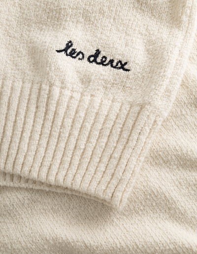 Les Deux MEN Brad Roundneck Knit Knitwear 215215-Ivory