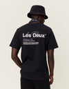 Les Deux CO-LAB Brody KaDeWe T-shirt T-Shirt 100218-Black/Light Ivory
