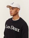 Les Deux MEN Charles Sweatshirt Sweatshirt 100201-Black/White