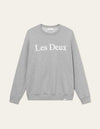 Les Deux MEN Charles Sweatshirt Sweatshirt 310201-Light Grey Melange/White