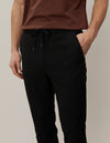 Les Deux MEN Como Tapered Drawstring Pants Pants 0101-Black