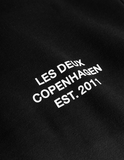 Les Deux MEN Copenhagen 2011 Hoodie Hoodie 100201-Black/White