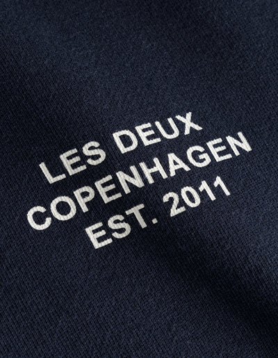 Les Deux MEN Copenhagen 2011 Sweatshirt Sweatshirt 460218-Dark Navy/Light Ivory