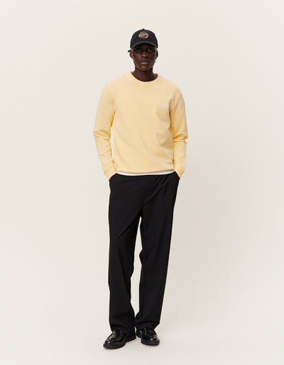 Les Deux MEN Copenhagen 2011 Sweatshirt Sweatshirt 760201-Creamy Yellow/White