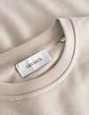 Les Deux MEN Copenhagen 2011 Sweatshirt Sweatshirt 817201-Light Desert Sand/White