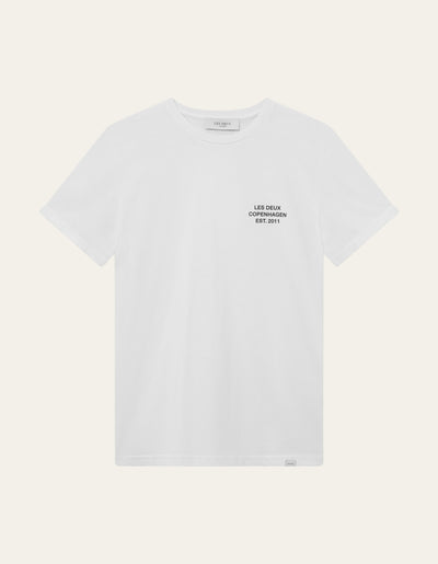 Les Deux MEN Copenhagen 2011 T-Shirt T-Shirt 201100-White/Black