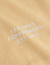 Les Deux MEN Copenhagen 2011 T-Shirt T-Shirt 760201-Creamy Yellow/White