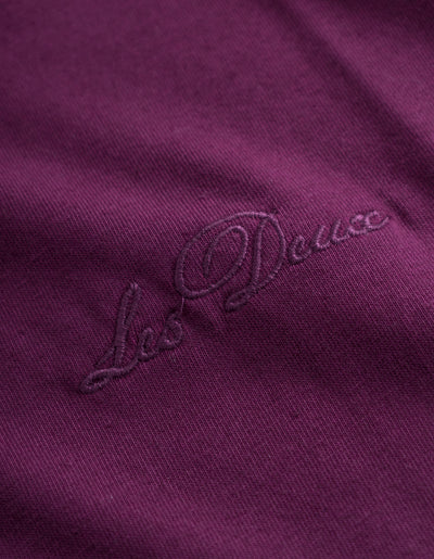 Les Deux MEN Crew T-Shirt T-Shirt 627627-Dark Purple