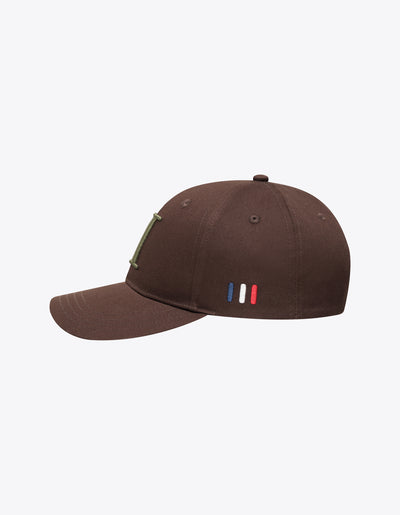 Les Deux MEN Encore Organic Baseball Cap Cap 844538-Coffee Brown/Dusty Moss