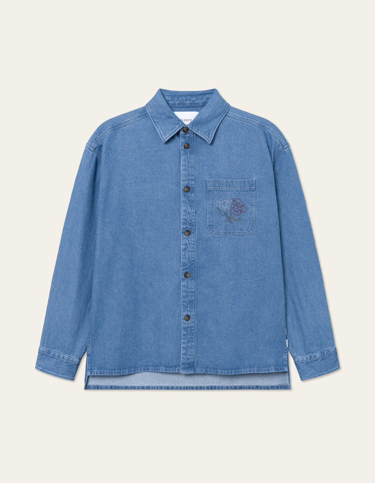 VAULTROOM DENIM OVERSHIRT / 等しく BLUE