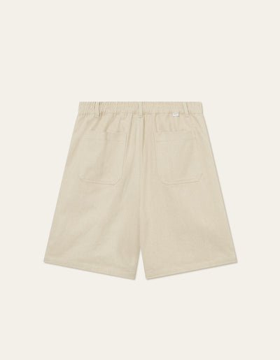 Les Deux MEN Johnny Casual Slub Twill Shorts Shorts 215215-Ivory