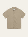 Les Deux MEN Kris Linen SS Shirt Shirt 810810-Dark Sand