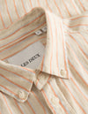 Les Deux MEN Kristian Linen B.D. Shirt Shirt 215613-Ivory/Baked Papaya