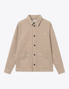 Les Deux MEN Langley AOE Twill Overshirt Overshirt 810810-Dark Sand