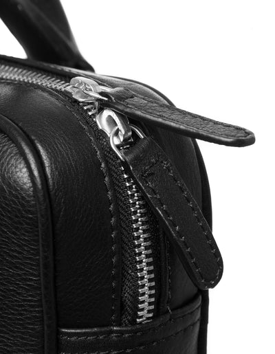 Les Deux MEN Leather Computer Bag Single Bags 100100-Black