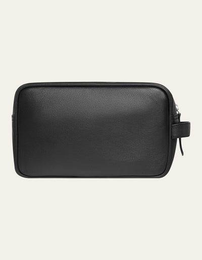 Les Deux MEN Leather Wash Bag Bags 100100-Black