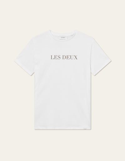 Les Deux CO-LAB Les Deux T-Shirt T-Shirt 201855-White/Walut