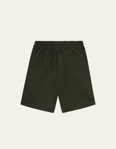 Les Deux MEN Otto Linen Shorts Shorts 555555-Forest Green